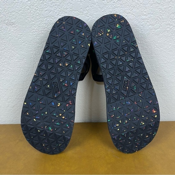 Teva Mid Universal Pride Platform Black/Rainbow‎ Sandal Size 14 Men main image 6
